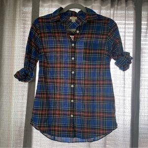Jcrew plaid button down shirt